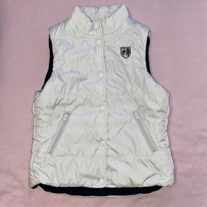 American Eagle 🦅 White Puffer Vest - Size: S